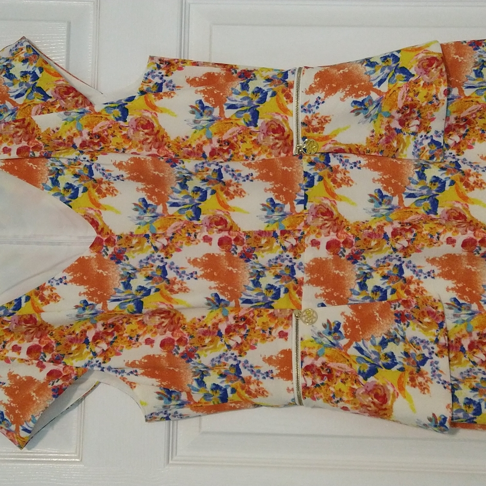 Antonio Melani peplum style floral size 12 dress